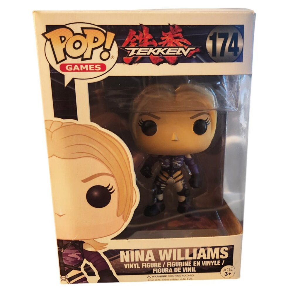 Funko PoP! Games Tekken Vinyl Figure  NINA WILLIAMS  #174 New in Box